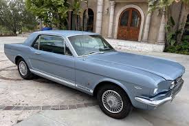 Image result for Silver Blue 1965 Mustang