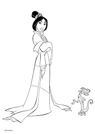 Princesas Disney Para Colorear Mulan