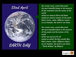 Walnut creek elem on twitter. Abhay K Poet Editor Translator Happy Earth Day Celebrate Earth Day With An Earth Anthem