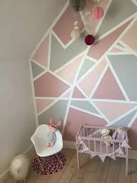 Creative Diy Wall Art Ideas On A Budget Geometric Handmade Terri In 2020 Bedroom Wall Paint Bedroom Wall Designs Geometric Decor