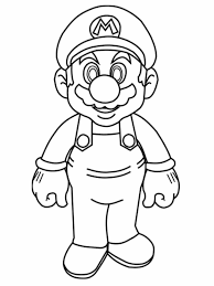 Coloriage Mario A Imprimer Des Dessins Gratuits Du Jeu Video Coloriage Mario Coloriage Dessin De Mario
