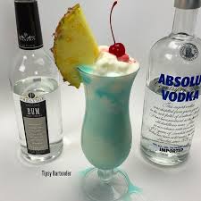 The Swimming Pool Cocktail 1 1 2 Oz 45ml Vodka 1 1 2 Oz 45ml Rum 1 1 2 Oz 45ml Sweetened Condensed Mi Boozy Drinks Yummy Drinks Tipsy Bartender Drinks