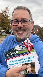 Out and about today delivering our new InTouch for #Kempshott and  #Buckskin. Lots of news updating residents