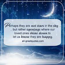 / perhaps they are not stars, but. Perhaps They Are Not Stars In The Sky But Rather Openings Grief Loss Card