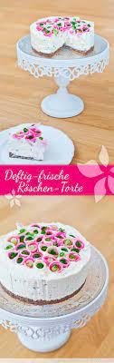 deftig frische roschen torte no bake cake sunday lecker macht laune kuchen ohne backen partybrot das grosse backen