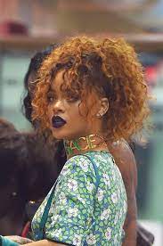 Top Celebrity Curly Hairstyles Fashion Ce Rihanna Curly Hair Rihanna Hairstyles Curly Hair Styles