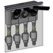 The H2overflow Stealthbox Is A Silent External Overflow Box That Doubles As A Filtration Manifold Custom Aquarium Overflowing Aquarium Accessories