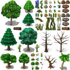 Rpg Maker Trees And Nature Pixel Art Games Pixel Art Design Pixel Art Tutorial