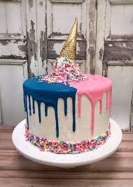 Gender Reveal Gender Reveal Party Gender Reveal Cake Drip Cake Will It Be Team Pink Or Team B Gender Reveal Cake Baby Reveal Cakes Gender Reveal Dessert