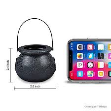 These multifunctional witch cauldrons are durable and handy. Ofargo Plastic Cauldron Mini Black Witch Cauldron Multi Purposed Novelty Candy Holder Pot With Handle For Halloween St Patrick S Day Party Favors 2 1 4 2 3 4 Pack Of 12 Walmart Canada