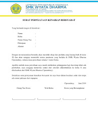 Surat pernyataan tidak mengulangi kesalahan yang bertanda tangan di bawah. Contoh Surat Naik Kelas Bersyarat Digital Feeds
