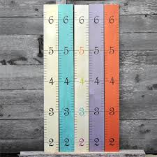 Kids Wall Hanging Wooden Ruler Growth Chart Height Chart For