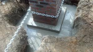 Cinder blocks are a popular building material for many projects such as foundations, garden walls, fire pits, retaining walls, benches and more. Brick Column Leaning Doityourself Com Community Forums