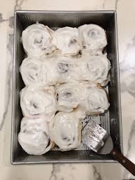a cozy kitchen's overnight cinnamon rolls