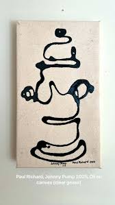 Recent paintings by Paul Richard- Prophet (small skull) 2024, Oil