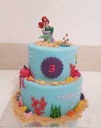 Accompagne le gâteau d'une boisson! Gateau Petite Sirene Anniversaire Puzzle It Yourself Gateau Idee Gateau Anniversaire Gateau Anniversaire