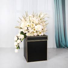 Bouquets made for sale artificial flowers for sale. Buono Black Artificial Flower Box Buono Qatar Flower Chocolate Delivery In Qatar