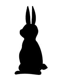 rabbit black stand gif 286 400 うさぎ シルエット うさぎイラスト うさぎ
