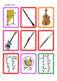 Tarjetas De Instrumentos Musicales Music Notes Coding Sign Language