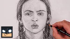 How To Draw Max Mayfield | Stranger Things Portrait Sketch Tutorial -  YouTube