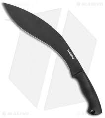 Schrade Gurkha Kukri Machete Fixed Blade 12 75 Black Schgk1