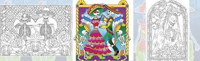 Ad make up on decorative background. Creative Haven Day Of The Dead Coloring Book Creative Haven Coloring Books Noble Marty 9780486492131 Amazon Com Books