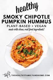 Gluten Free Vegan Smoky Chipotle Pumpkin Hummus Recipe Pumpkin Recipes Healthy Healthy Dip Recipes Pumpkin Hummus