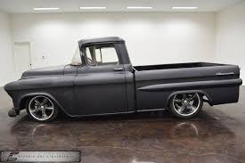 The chevrolet fleetside pickup truck has a slabsided cargo box in which the width of the box extends over the rear wheels, allowing the box more cargo space. Classic Car Liquidators 1955 Chevrolet 3100 Fleetside Pickup Big Block 15 999 Classic Trucks Classic Pickup Trucks Ford Truck Models
