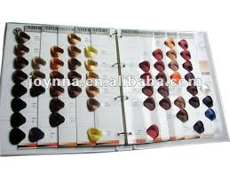 Professional Hair Dye Color Chart Hair Color Swatch Book