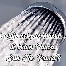 Masih sah puasa sekalipun kita tak sempat mandi wajib sebelum masuk waktu subuh. Mandi Wajib Selepas Masuk Subuh Di Bulan Puasa Sah Ke Puasa