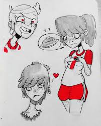 Doodles of our favourite tLH characters featuring a scene from TotCall72  fanfic. Lynn being self-conscious of her lack of... – @doodling-doodler on  Tumblr