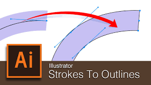 How to outline a stroke in illustrator. Dart 100 Illustrator Section Stroke To Outline Youtube