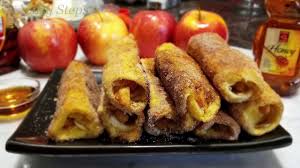 Apple French Toast Roll Ups Apple Cinnamon Toast Roll Ups Youtube
