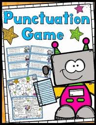 Punctuation Game 30 Punctuation Task Cards Punctuation Games Task Cards Punctuation
