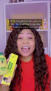Lemon clear cream clears dark patches