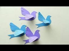 Diy 3d Paper Pigeons Making Tutorial Diy Crafts Youtube With Images Diy Craft Tutorials Diy Journal Diy Crafts