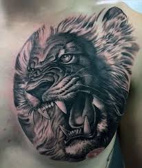 Top 73 Lion Chest Tattoo Ideas 2020 Inspiration Guide Lion Chest Tattoo Mens Lion Tattoo Chest Tattoo