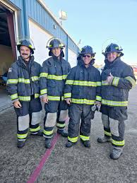 When troopers have to dress up as firefighters! 😂 They actually look kind  of happy about it though. These troopers are part time bomb techs for the  OHP bomb squad and they