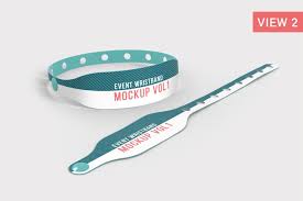 Event Wristband Mockup Mockup Wristband Festival Design