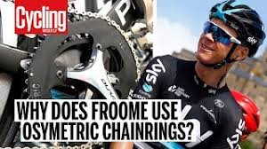 These osymetric chainrings are not the standard 'round' type of chainrings nor are they oval or ellipse either, but asymmetric. Why Does Chris Froome Use Osymetric Chainrings And Do They Work Youtube