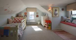 I think a small room—or part thereof—is the perfect place to add a bit of color and pattern. Low Ceiling Attic Houzz