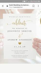 Pin By Barb Jennings On Happily Ever After Gold Wedding Invitations Wedding Invitations Invitations
