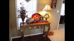 Foyer table is a small or medium size of table that usually put in the living room or other rooms as foyer table can be in all shapes and it can be made from many materials. Foyer Table Decorating Ideas Youtube