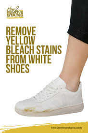 How To Remove Yellow Bleach Stains From White Shoes In 2020 Cleaning White Canvas Shoes White Shoes White Canvas Shoes