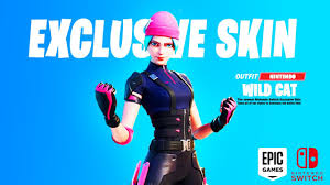 Here are the outfits a recent leak suggested that fortnite nintendo switch would be revealed during nintendo's e3 direct. New Nintendo Switch Exclusive Skin In Fortnite Exclusive Nintendo Switch Wildcat Skin In Fortnite Youtube
