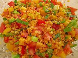 roter linsen salat von heartandsoul chefkoch rote linsen salat linsensalat rezept rezepte mit linsen