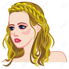 The dream romance braiding hair is the perfect alibaba.com offers 964 romance braiding hair products. Young Girl With Braid And Curls Long Hair Romantic Style Vector Royalty Free Cliparts Vectors And Stock Illustration Image 63716137