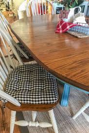Checkers Farmhouse Dining Chair Pads French Country Kitchens Kitchen Chair Cushions Country Kitchen Flooring