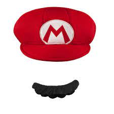 Gorro Y Bigote De Mario Bross Adulto Deluna Disfracesdeluna Disfraces Disfraz Mario Bros Bigotes Disfraces Para Adultos