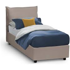 Rivestimento per letto con contenitore. Talamo Italia Letto Singolo In Ecopelle Con Contenitore Frontale Bianco Con Materasso In Memory Stuttura Legno Rivestimento Meccanismo Di Apertura Ferro Tortora Eprice